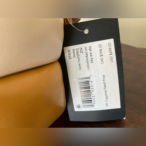 Kate Spade Puffy Quilted Boxxy Bare Multi Colorblocked Crossbody Handbag Purse - Picture 7 of 10